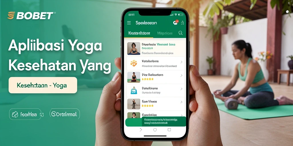 Antarmuka SBOBET menampilkan berbagai sesi yoga dengan instruksi yang jelas.